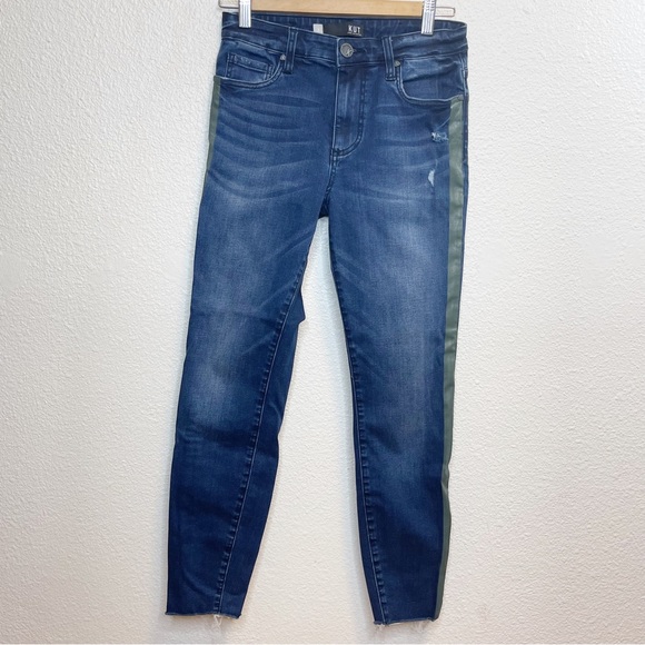 Kut from the Kloth Blue and Green Skinny Jeans - Picture 1 of 11